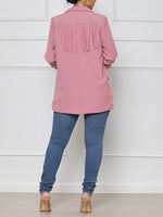 Fringe Combo Blazer