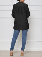 Fringe Combo Blazer