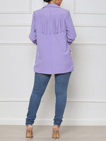 Fringe Combo Blazer