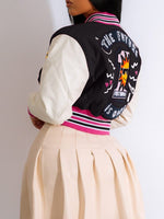 Gorgeousladie Printed Bomber Jacket