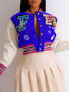 Gorgeousladie Printed Bomber Jacket