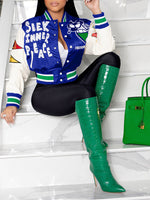 Printed Bomber Jacket
