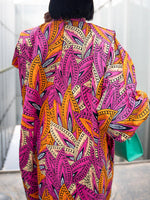 Fringe Combo Printed Dress