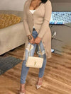 Gorgeousladie Solid Button-Front Cardigan