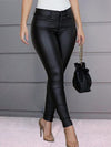 Gorgeousladie Faux-Leather Skinny Pants