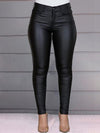 Gorgeousladie Faux-Leather Skinny Pants