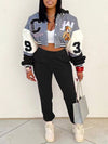 Hoodie Bomber Jacket & Jogger Pants Set