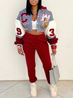 Hoodie Bomber Jacket & Jogger Pants Set
