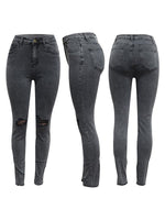 Knee Ripped Jeans