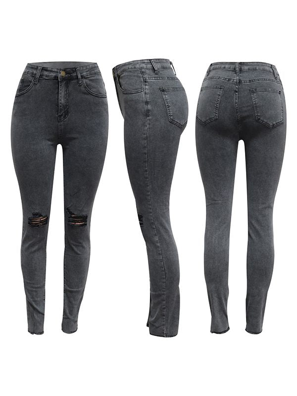 Knee Ripped Jeans