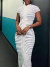 Slit Back Knit Dress