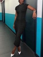 Slit Back Knit Dress