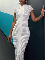 Slit Back Knit Dress