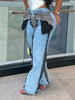 Gorgeousladie Inside-Out Combo Jeans