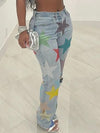 Gorgeousladie Star Cutout Jeans