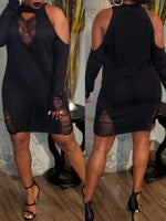 Gorgeousladie Ripped Knit Dress