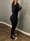 Gorgeousladie Zip-Front Hoodie Dress
