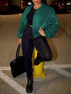 Zip-Front Bomber Jacket