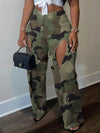 Gorgeousladie Camo Cutout Pants