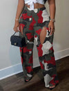 Gorgeousladie Camo Cutout Pants