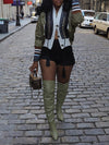 Gorgeousladie Knit Combo Jacket