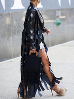 Gorgeousladie Faux-Leather Cutout Trench