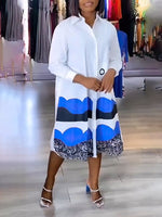 Printed Shirt Dress