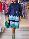 Printed Shirt Dress