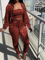 Solid Velvet 3PC Set