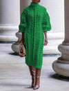 Gorgeousladie Turtleneck Knit Dress