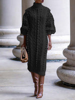 Gorgeousladie Turtleneck Knit Dress