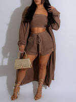 Solid Knit 3PC Set