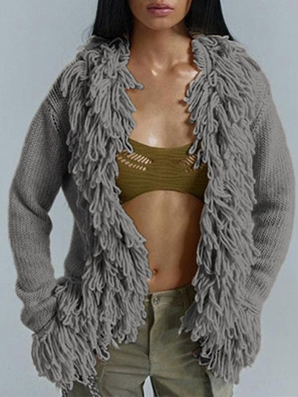 Fringe Combo Cardigan