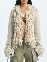 Fringe Combo Cardigan