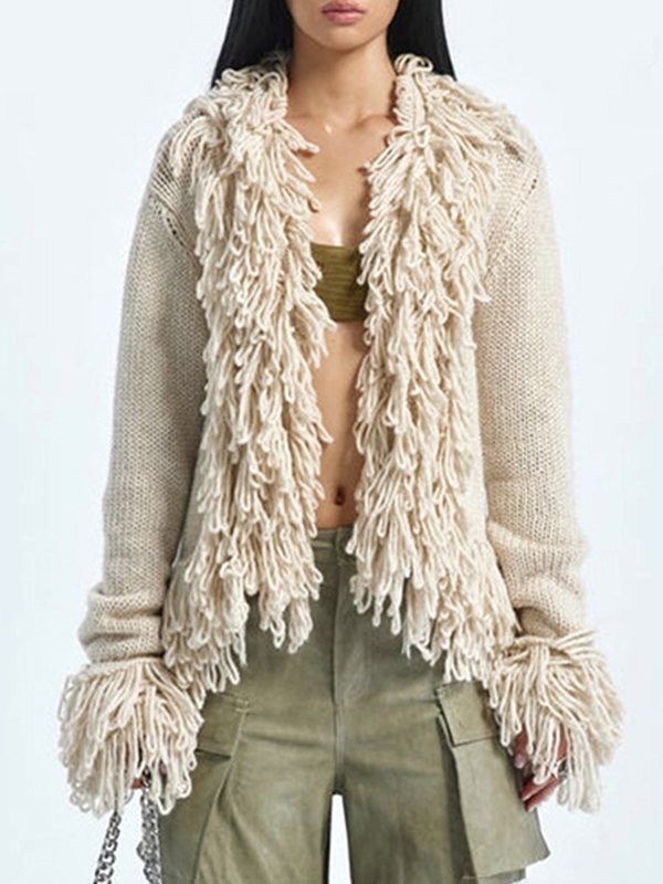 Fringe Combo Cardigan