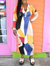 Printed Polo Dress