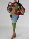 Colorblock Dress