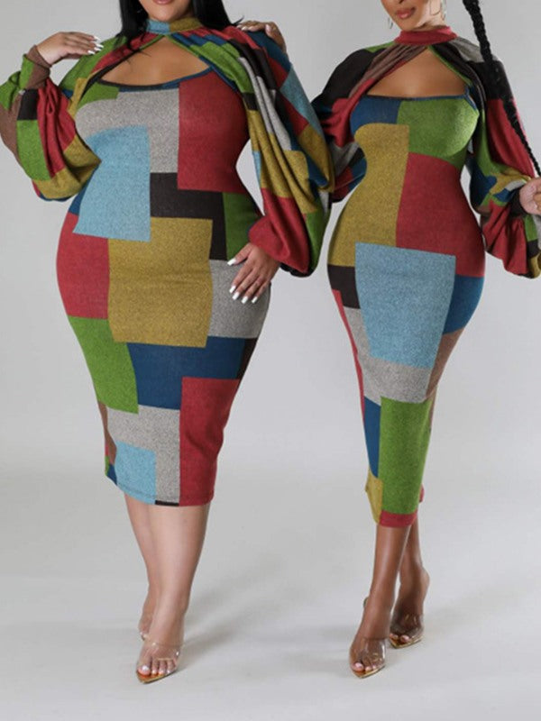 Colorblock Dress