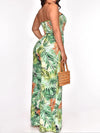 Gorgeousladie Printed Strapless Jumpsuit