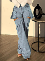 Gorgeousladie Detachable Cargo Jeans