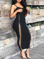 Gorgeousladie Lace-Up Cami Dress