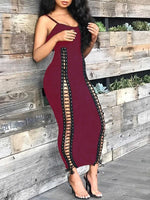 Gorgeousladie Lace-Up Cami Dress