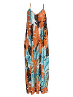 Gorgeousladie Leaf Print Cami Dress