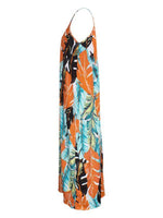 Gorgeousladie Leaf Print Cami Dress
