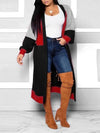 Gorgeousladie Colorblock Open-front Cardigan