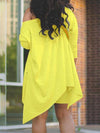 Gorgeousladie Asymmetric Top & Biker Shorts Set