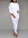 Solid Sweatshirt & Leggings Set