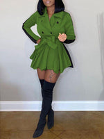 Gorgeousladie Two-Tone Peplum Blazer