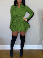 Gorgeousladie Two-Tone Peplum Blazer