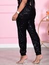 Gorgeousladie Sequin Jogger Pants